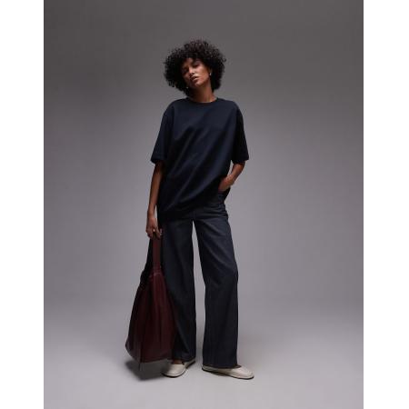 ARKET T-shirt van zware kwaliteit jersey in zwart