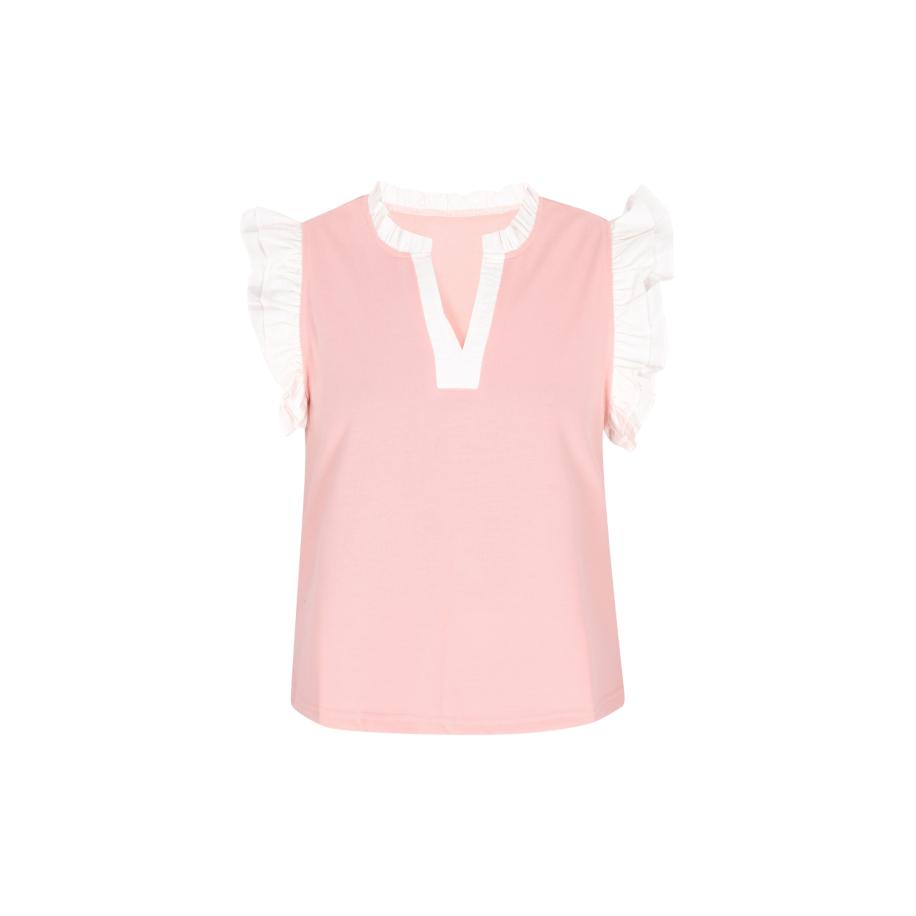 TALENCE TALENCE Top Fashion Look oudroze / wit -