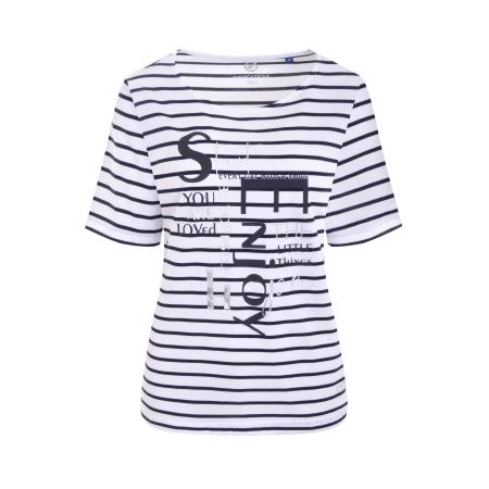Navigazione Shirt zwart / zilver / wit