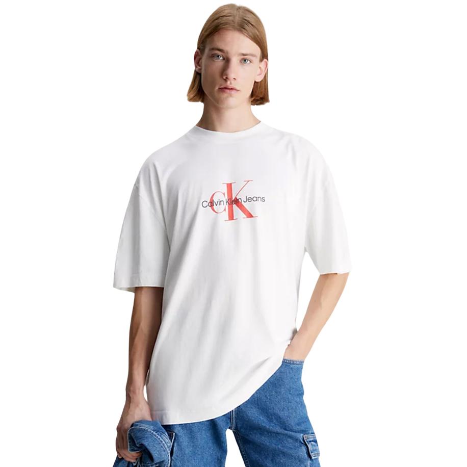 Calvin Klein Monologo T-Shirt Wit
