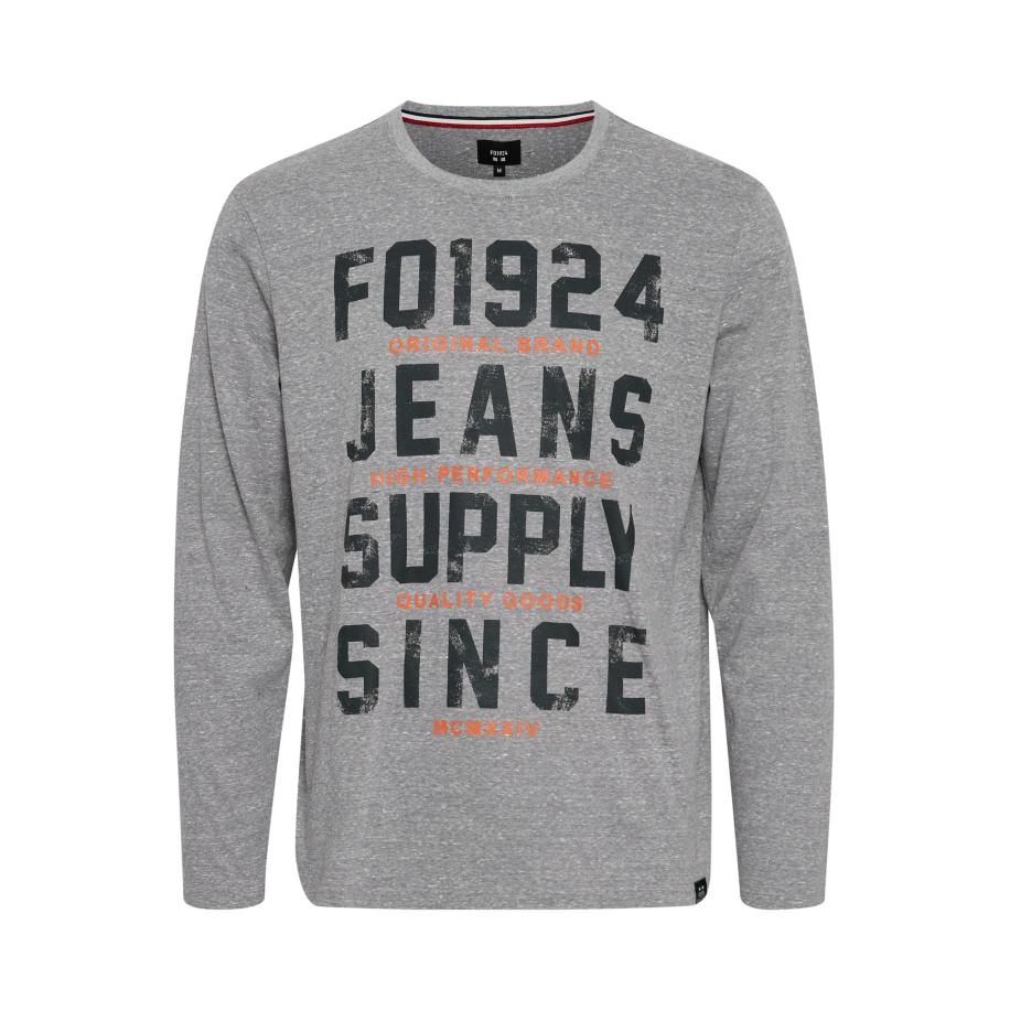 FQ1924 FQ1924 Shirt Noxan roestbruin / stone grey / zwart -