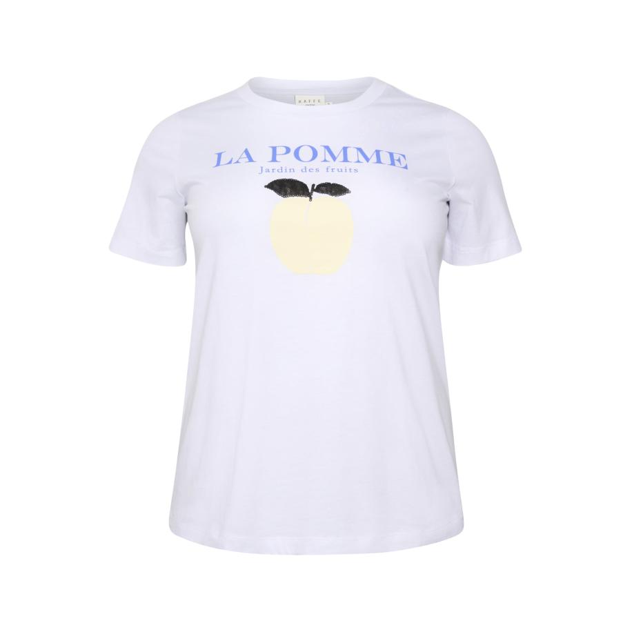 Kaffe KAFFE CURVE Shirt Diana blauw / geel / zwart / wit -