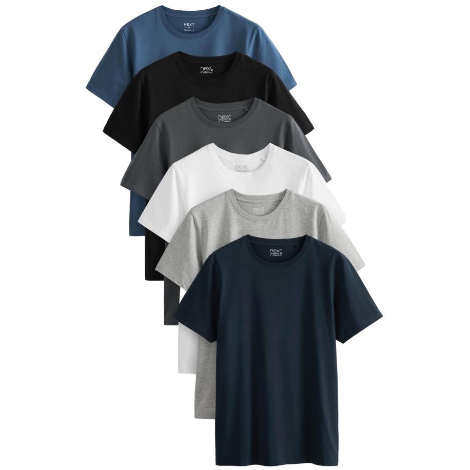 Next Next Shirt navy / opaal / grijs / lichtgrijs / zwart / wit -