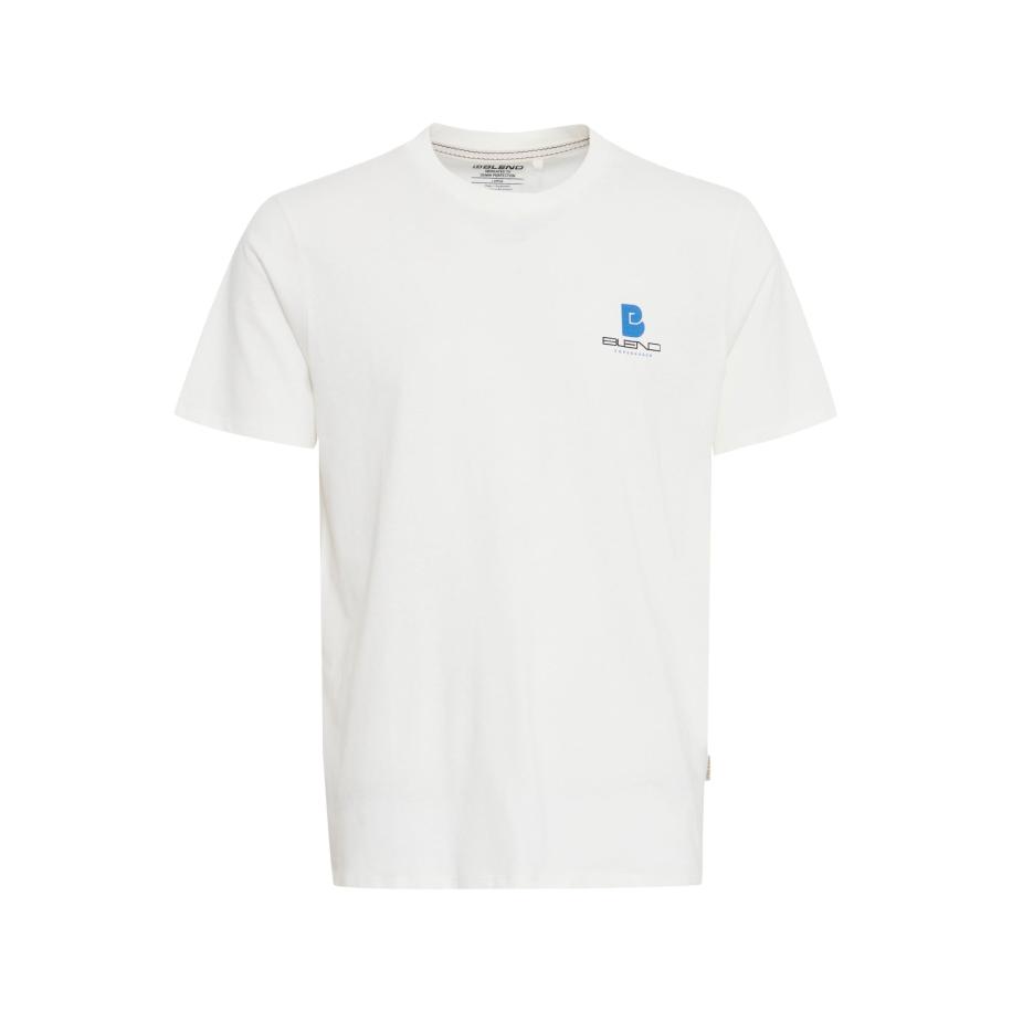 Blend BLEND Shirt BHEMMERT print tee blauw / wit -