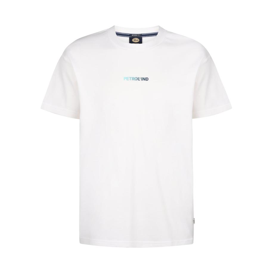 Petrol Industries Petrol Industries Shirt Palmsview zwart / wit -