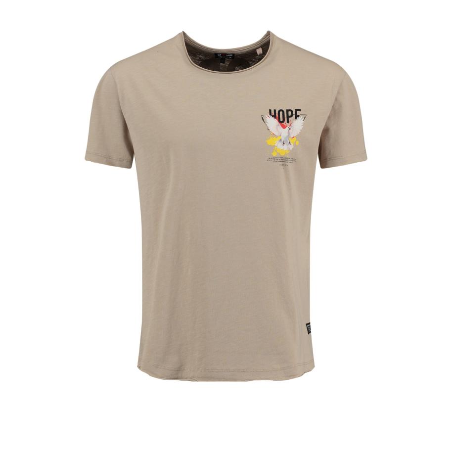 Key Largo Key Largo Shirt Hope beige / geel / zwart / offwhite -