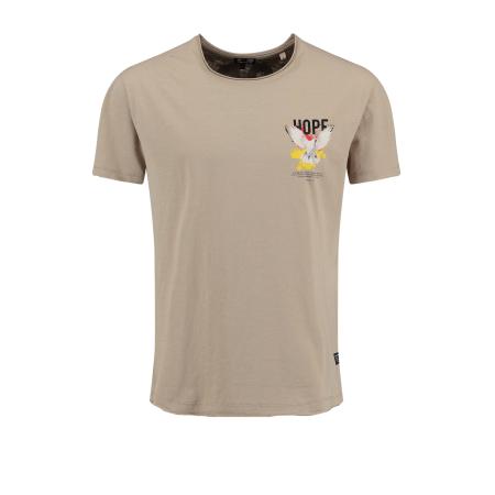 Key Largo Key Largo Shirt Hope beige / geel / zwart / offwhite