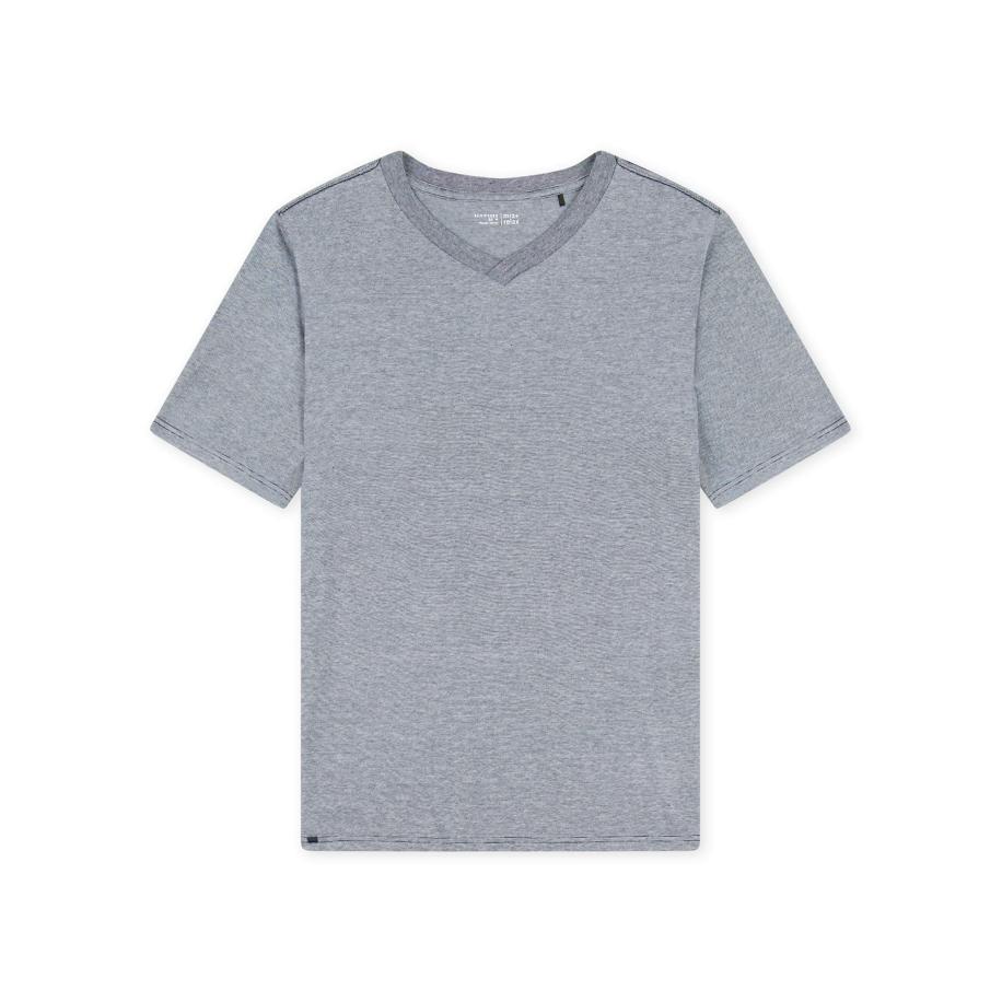 Schiesser SCHIESSER Shirt Mix + Relax blauw / grijs gemêleerd -