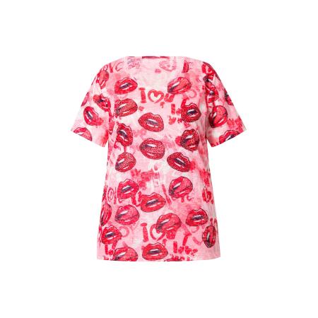 Angel of Style Shirt lichtroze / neonrood