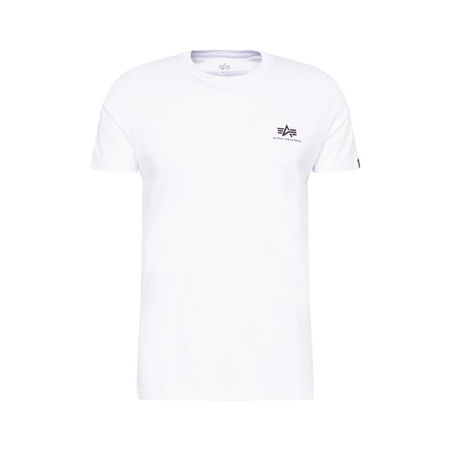 ALPHA INDUSTRIES Shirt donkerbruin / grijs / zwart / wit Wit