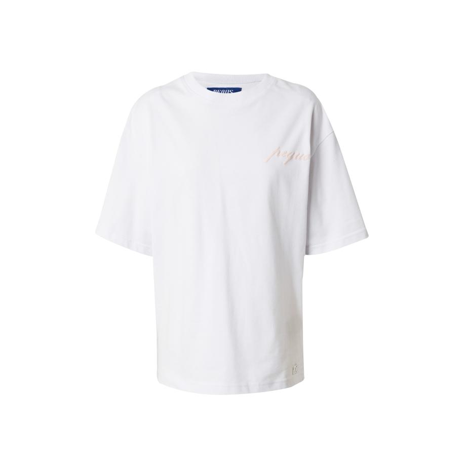 Pequs Pequs Shirt Paradise Beach Club nude / wit -