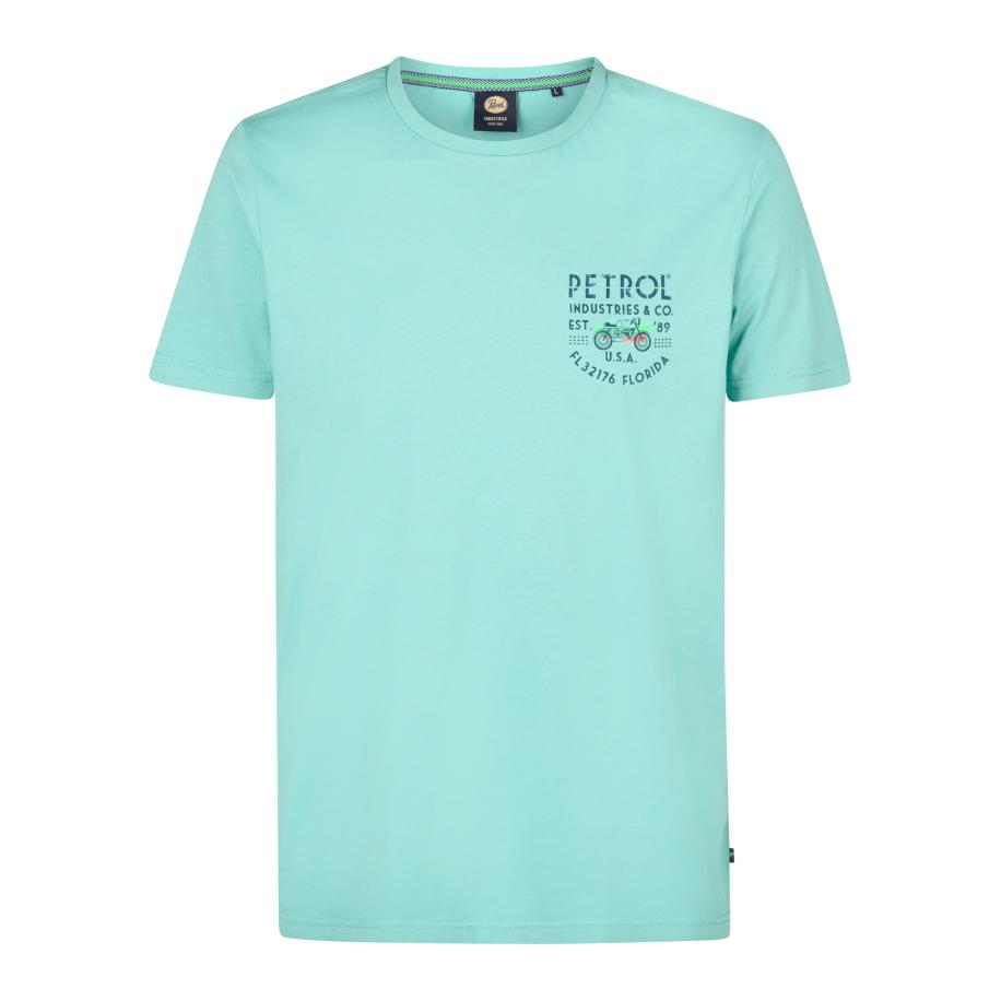 Petrol Industries Petrol Industries Shirt Beachbay turquoise / petrol / lichtgroen -