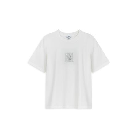 Twist Twist Shirt grijs / wit
