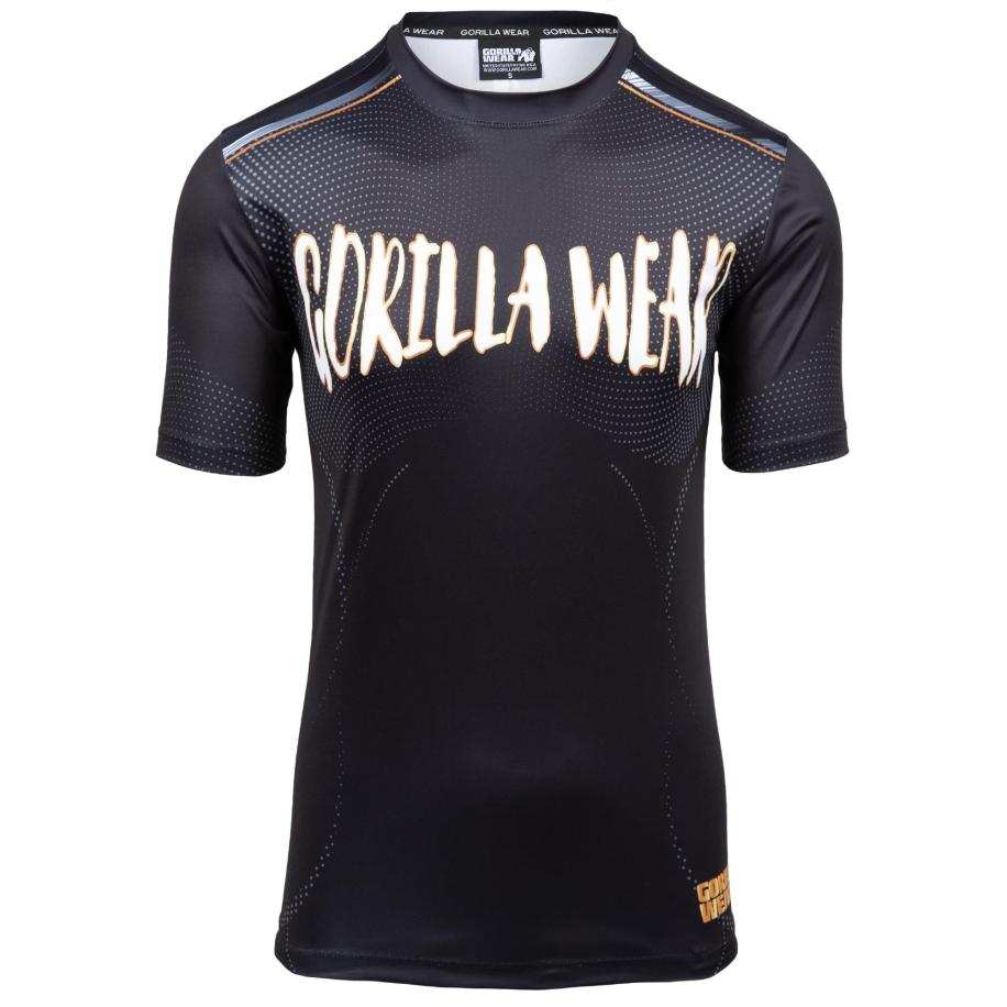 Gorilla Wear Gorilla Wear Shirt Clayton geel / zwart / wit -