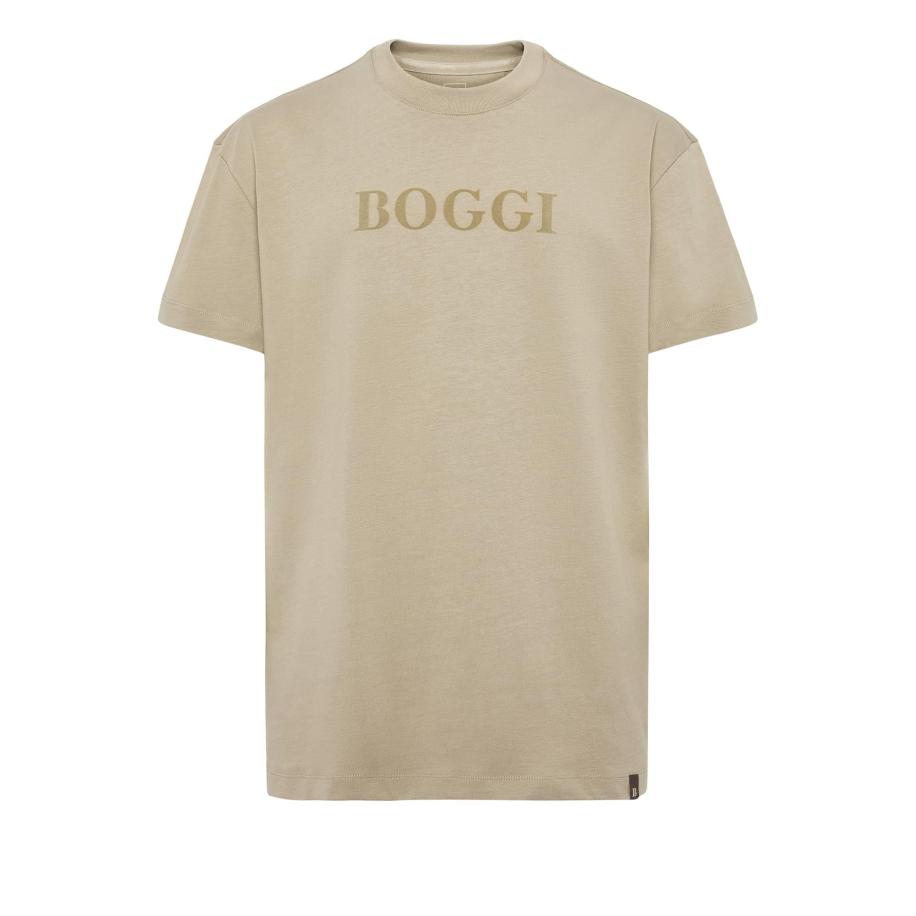 Boggi Milano Shirt taupe / greige Grijs