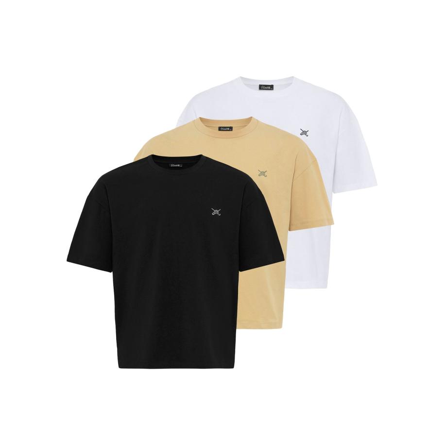 Cool Hill Cool Hill Shirt geel / zwart / wit -