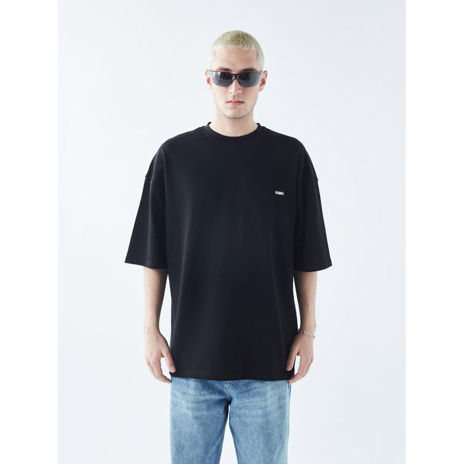 VAMOS CLO Shirt zwart / wit Zwart