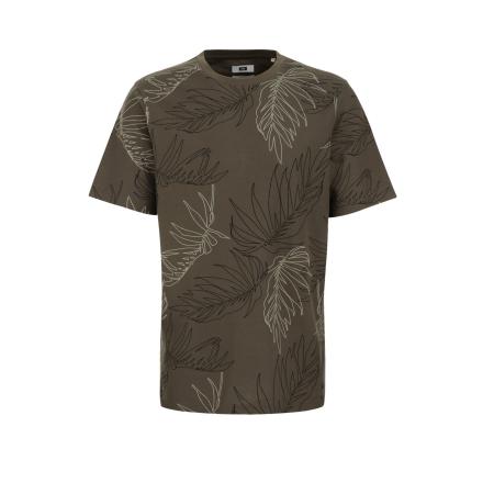 WE Fashion WE Fashion Shirt olijfgroen / lichtgroen / zwart