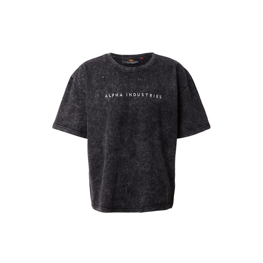 Alpha Industries ALPHA INDUSTRIES Shirt zwart / wit -