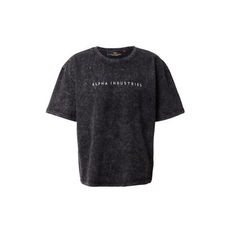 Alpha Industries ALPHA INDUSTRIES Shirt zwart / wit