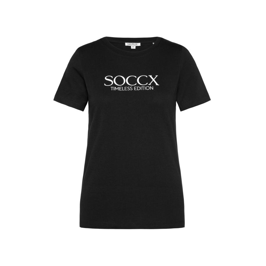 Soccx Soccx Shirt zwart / wit -