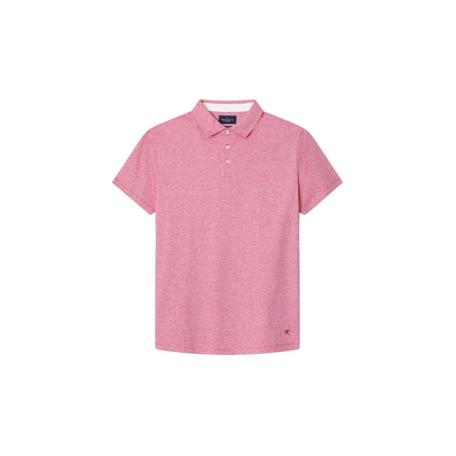 Hackett London Hackett London Shirt roze gemêleerd -