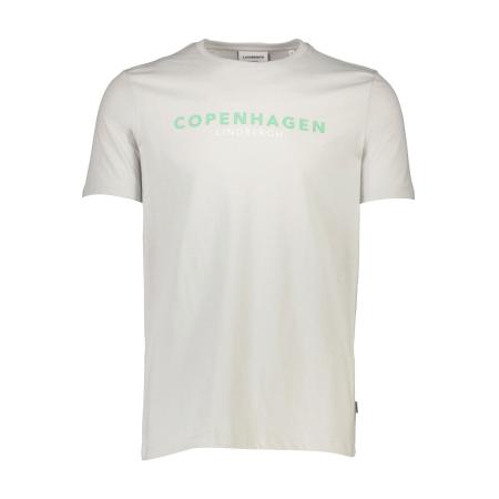 Lindbergh T-Shirt ronde hals grijs, Bedrukt