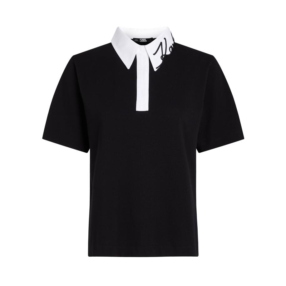 Karl Lagerfeld Karl Lagerfeld Shirt zwart / wit -