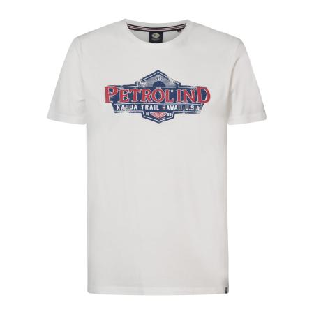 Petrol Industries Petrol Industries Shirt Mariner donkerblauw / lichtrood / wit