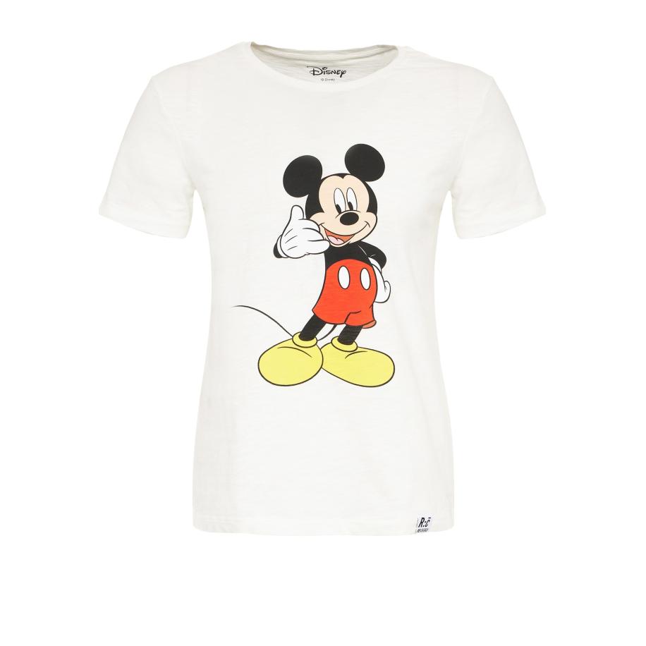 Recovered Recovered Shirt Mickey Mouse Phone ecru -