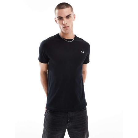Fred Perry - T-shirt in zwart