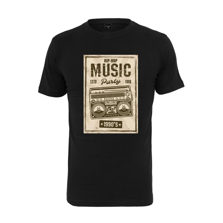 mister tee MT Men Shirt Retro Boom beige / olijfgroen / zwart -