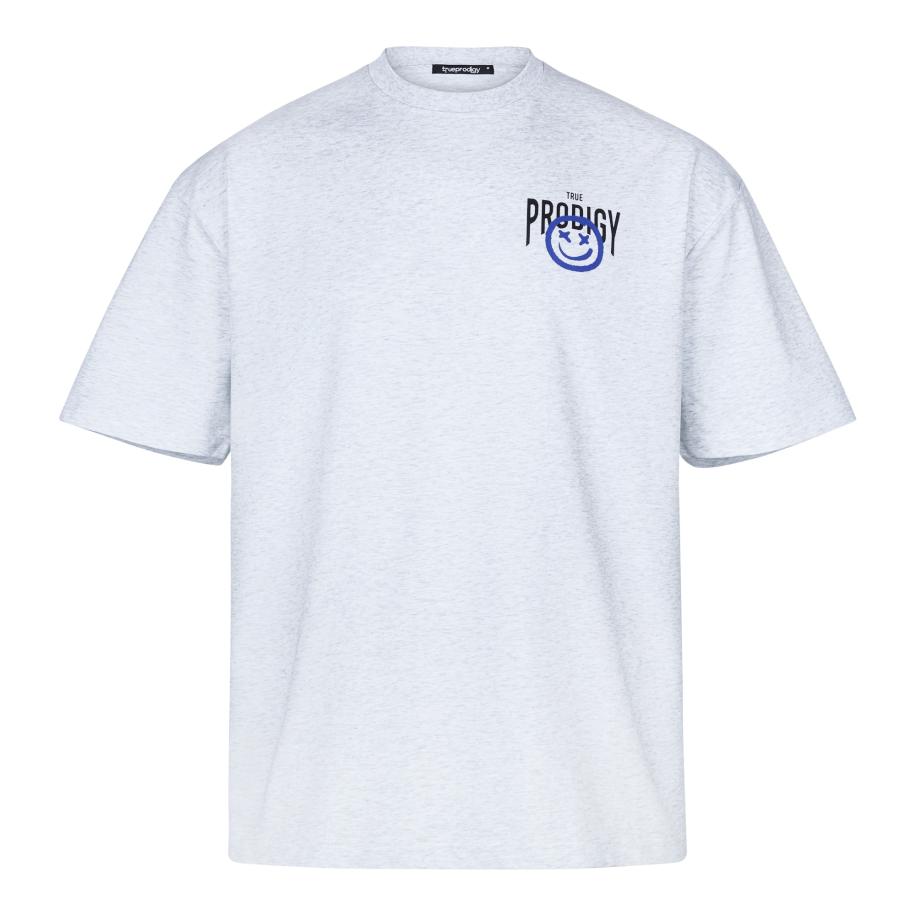 Trueprodigy trueprodigy Shirt Hajin grijs gemêleerd -