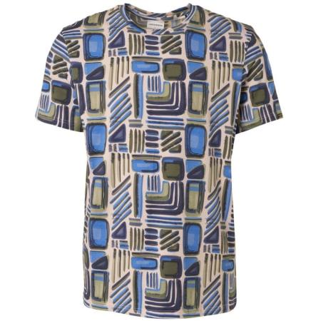 No Excess T-Shirt Print Blauw