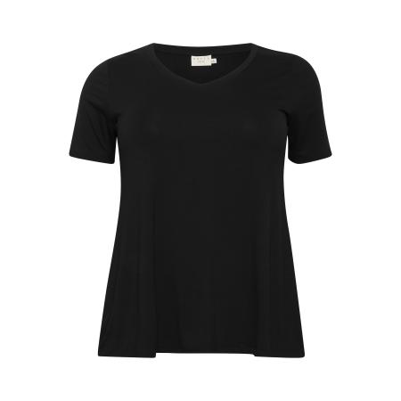 KAFFE CURVE Shirt KC Jena zwart