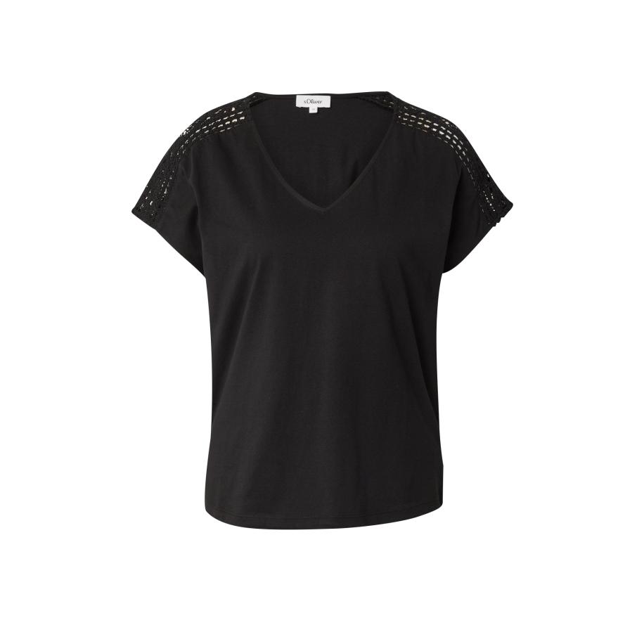 s.Oliver Shirt zwart Zwart