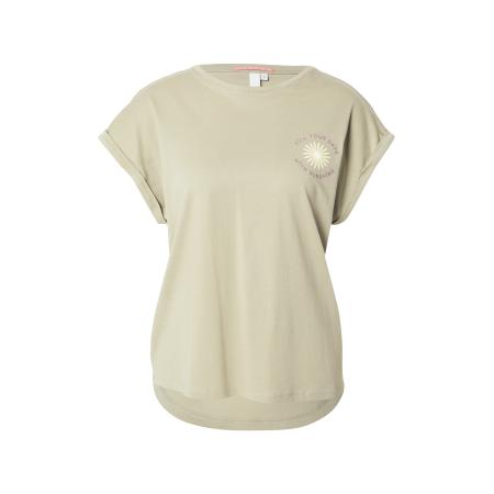 QS QS Shirt pasteelgeel / pastelgroen / sering