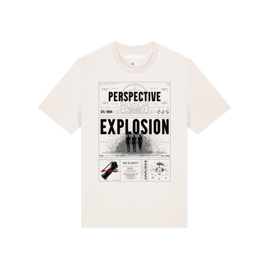 Watapparel Watapparel Shirt Perspektive grijs / zwart / wit -