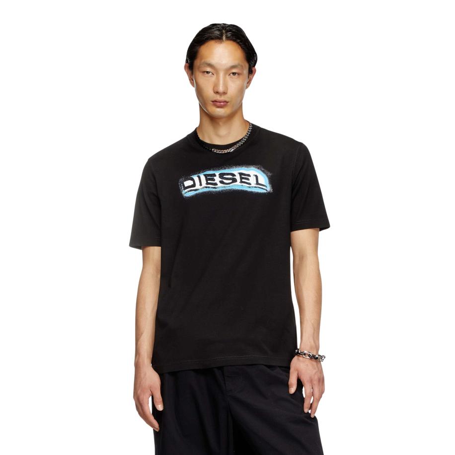 Diesel T-Adjust R4 T-Shirt Zwart