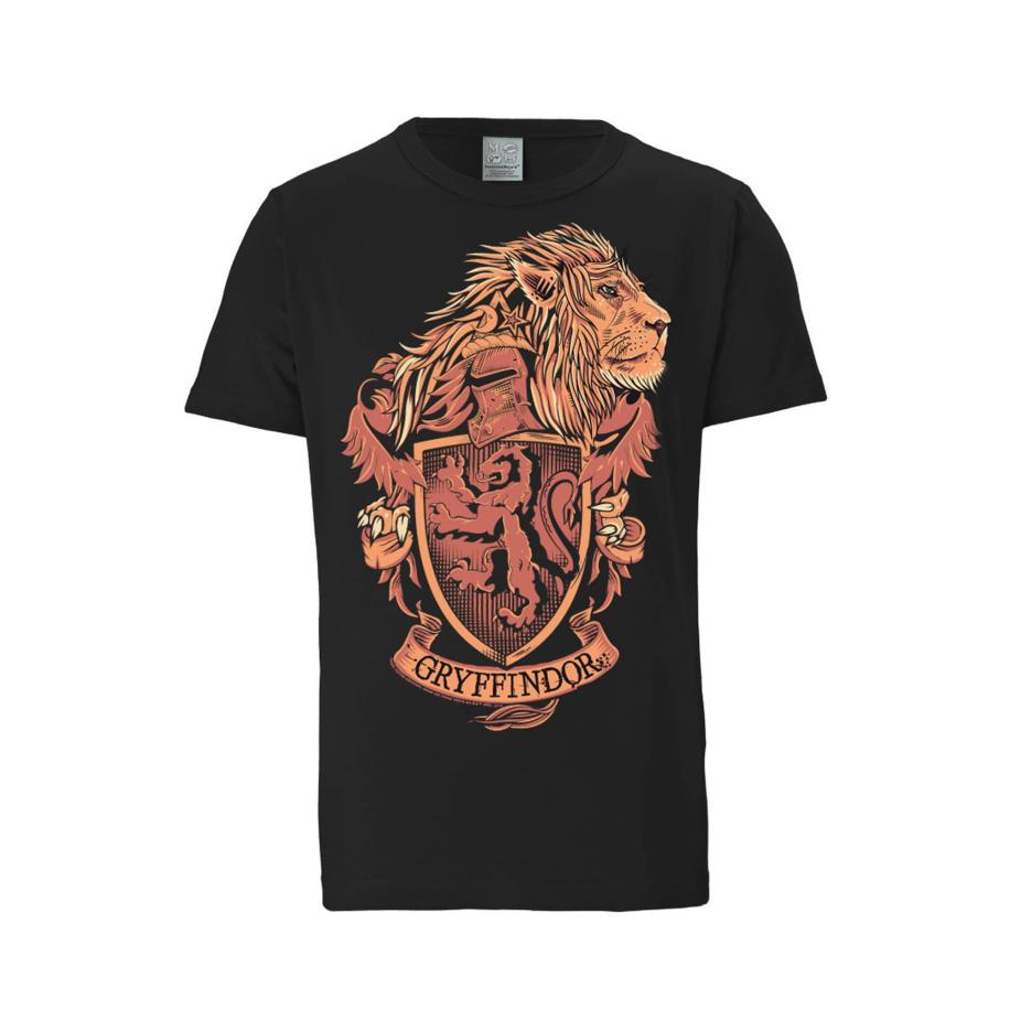 LOGOSHIRT Shirt Harry Potter - Gryffindor zwart Zwart