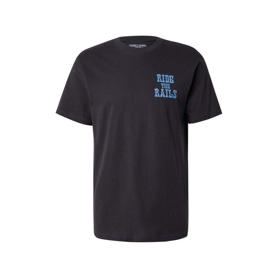 Element ELEMENT Shirt TIMBER ON TRACK blauw / karamel / antraciet / kreeft -