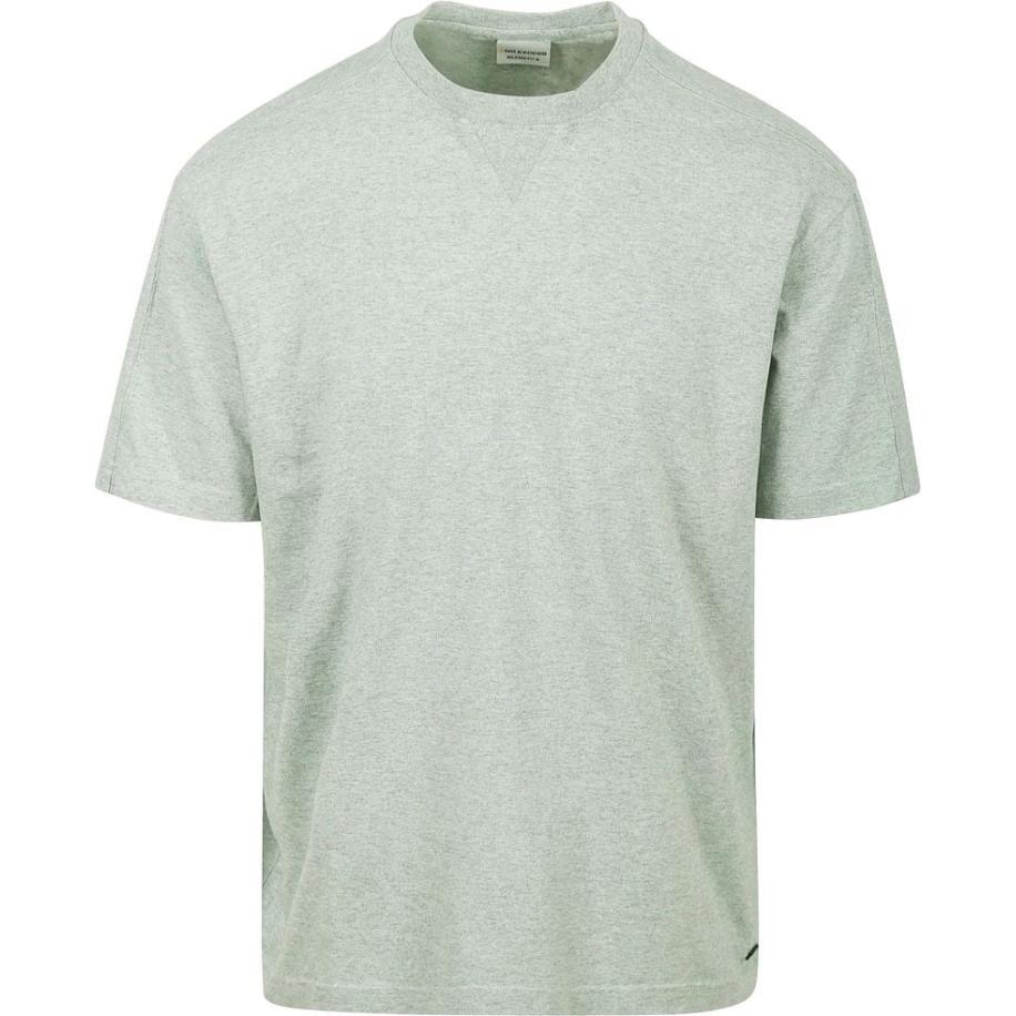 No Excess T-Shirt Melange Mint Groen Groen