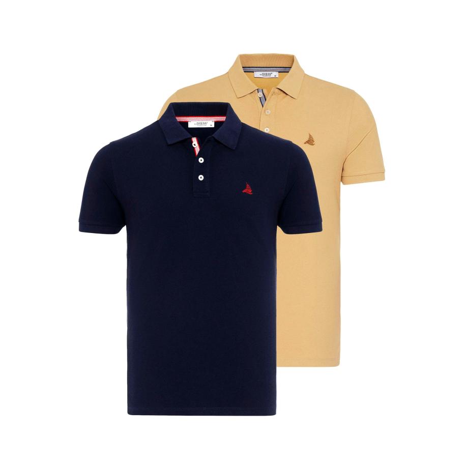 By Diess Collection By Diess Collection Shirt beige / blauw -