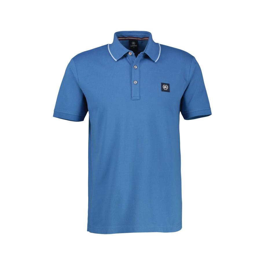 LERROS Shirt blauw / wit Blauw