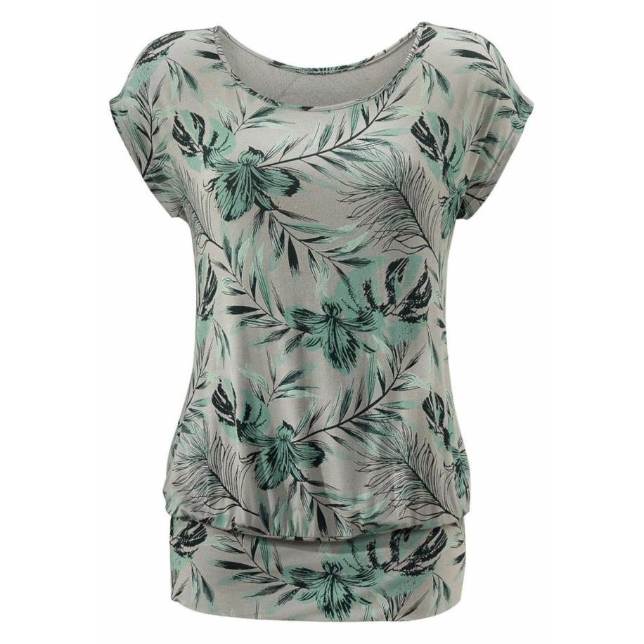 Lascana LASCANA Shirt beige / groen -