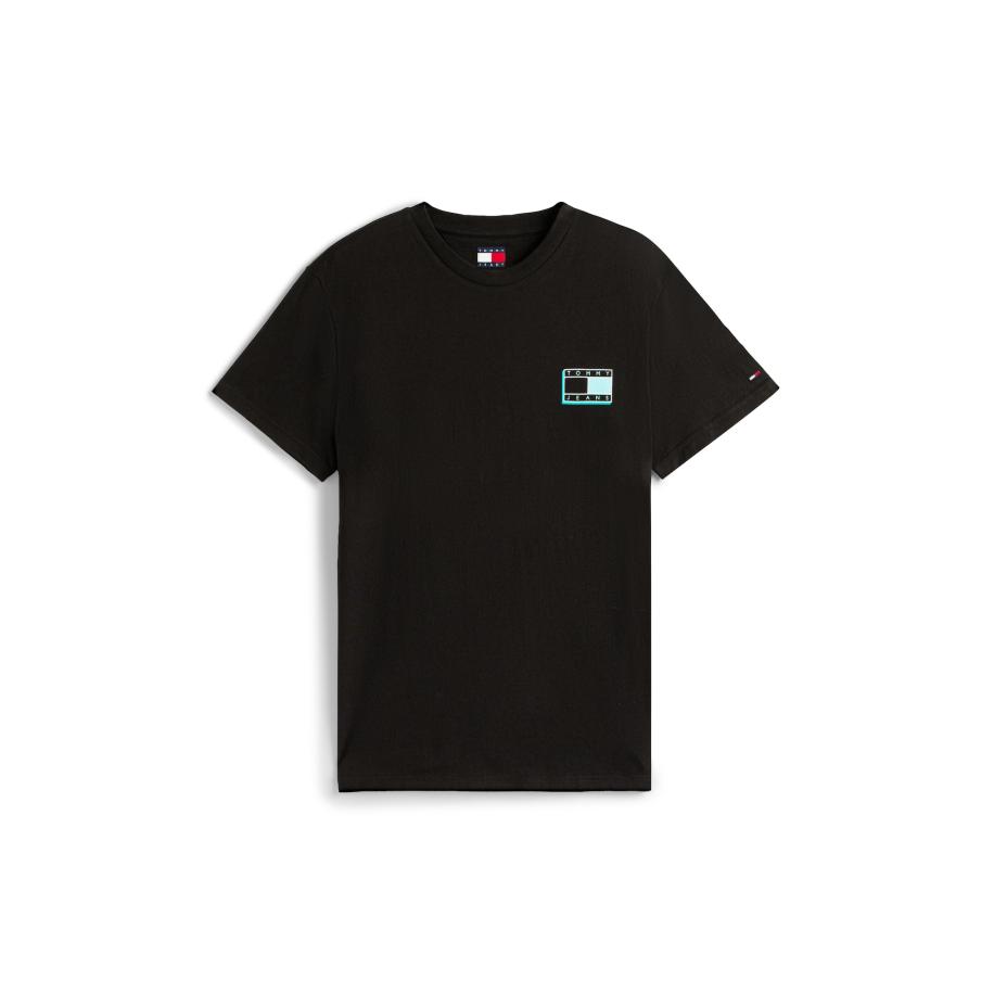 Tommy Jeans Tommy Jeans Shirt turquoise / rood / zwart / wit -