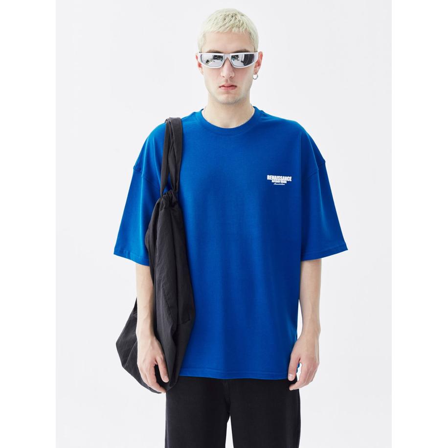 VAMOS CLO Shirt blauw / wit Blauw