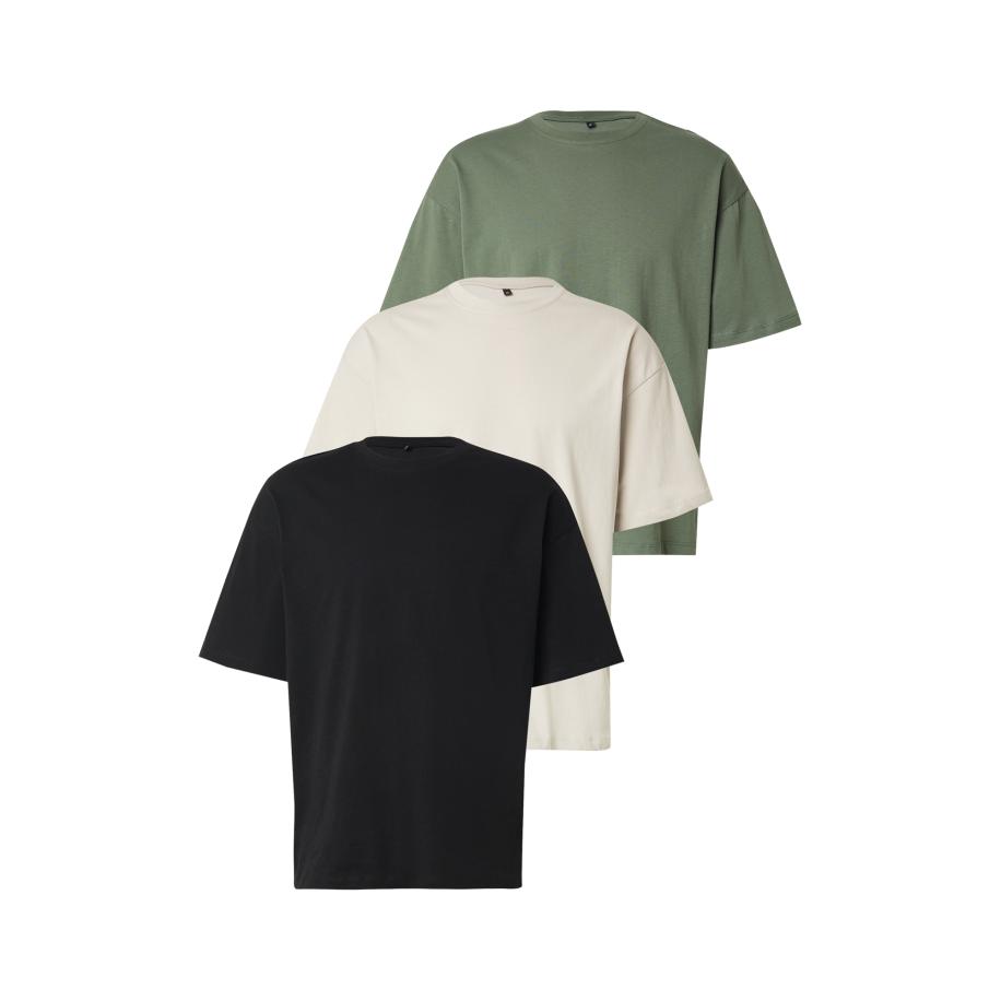 Trendyol Trendyol Shirt greige / jade groen / zwart -