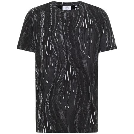 carlo colucci Carlo Colucci Shirt Erroi zwart / wit