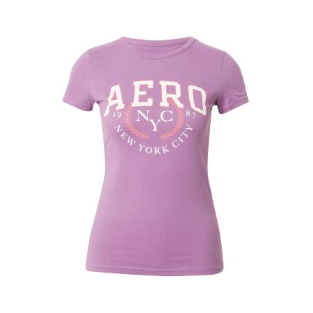 Aeropostale AÉROPOSTALE Shirt lavendel / zalm roze / wit